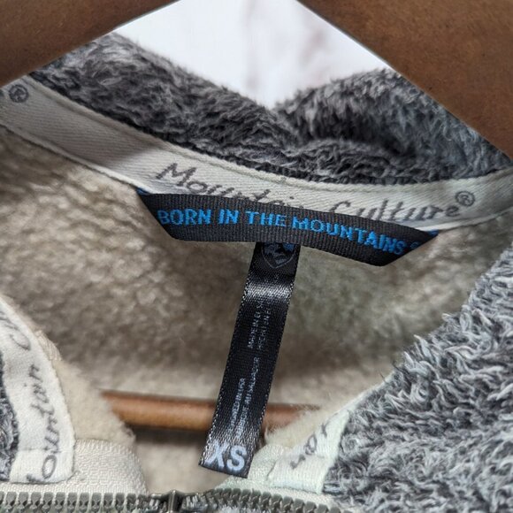 Kuhl Jacket Women XS Gray Sweater Fleece Full Zip Alf Stella Teddy Sherpa Hood - Picture 3 of 13